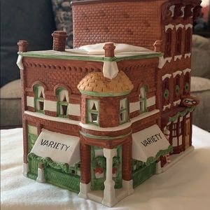 Heritage Village collection, variety store barber